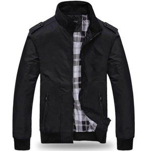 Garmily Riverside Pop Collar Military Black Jacket - M